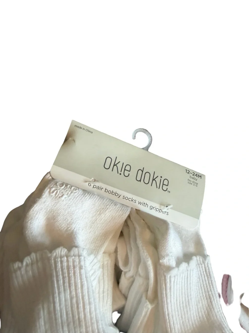 24 Pairs of Baby Girl Socks + Six Pairs of Baby Mittens Carter's Okie New NWT